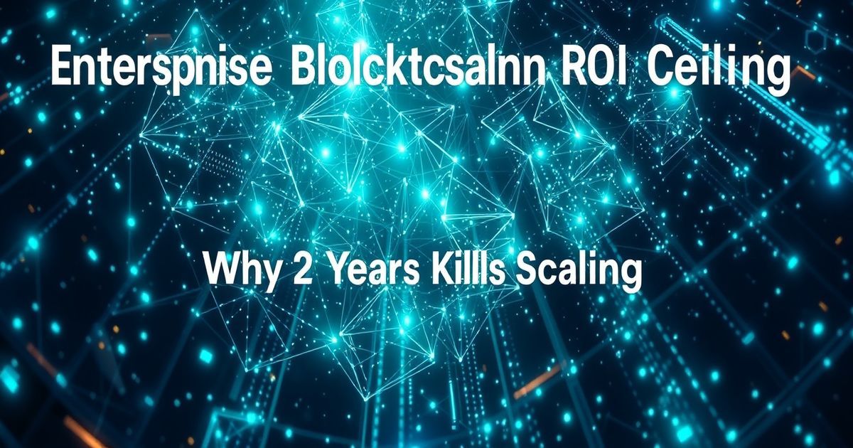 Enterprise Blockchain's ROI Ceiling: Why 2 Years Kills Scaling